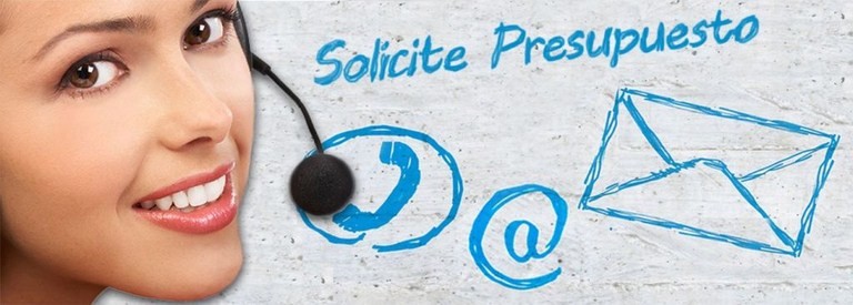 solicite presupuesto